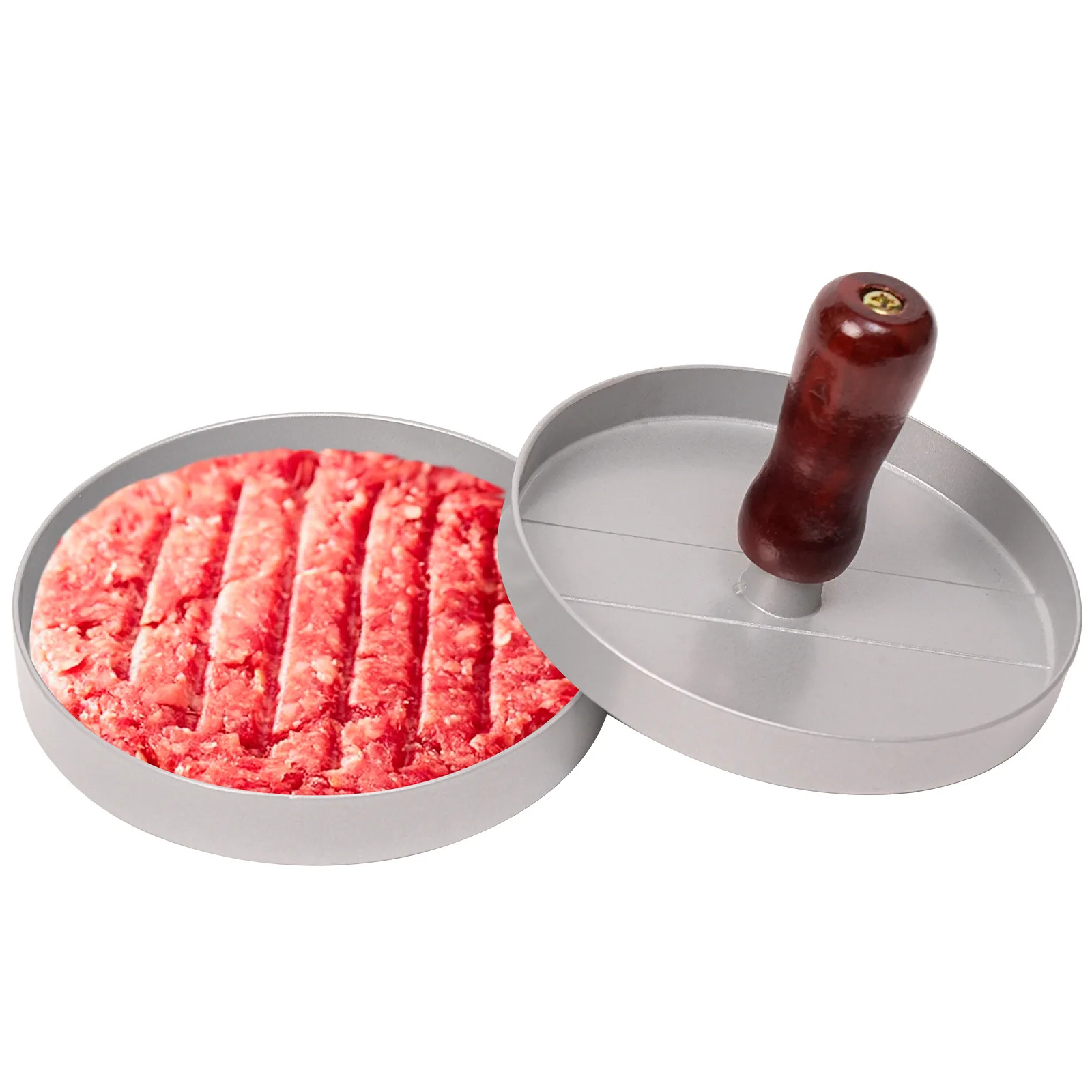 

Food Press Hamburger Mold Accessories Meat Maker Tool Patty Molds Grill Kitchen Round Cutlet Non-stick Pie Burger Patties Mould