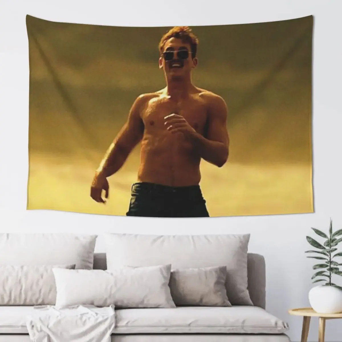 Miles Teller Top Gun Tapestry Christmas Decoration Room Decore Aesthetic Wall Hanging Wall Decoration Tapestry