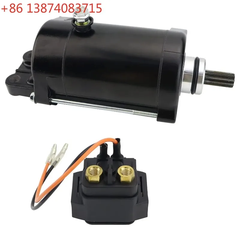 

Starter Motor & Solenoid Relay for Yamaha WaveRunner VX1100 VX1100A VX1100B VX1100C 1052cc 2005-2015 6D3-81800-00 18-6907