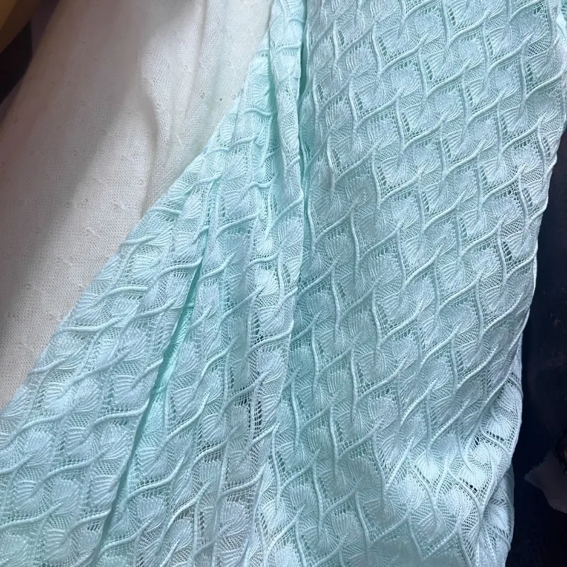 

Jacquard Knitted Fabric Designer Fabric Baby Photography Background Soft Fabric 150X150CM