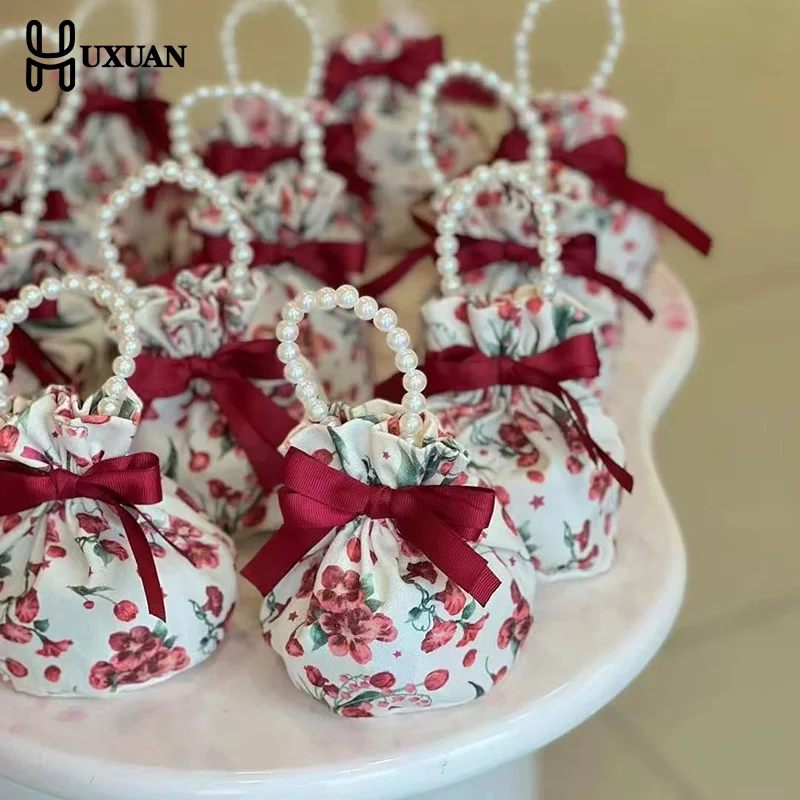 1pcs Fresh Flower Bags, Wedding Gift Bags, Sweet Bags, Multi-Functional Drawstring Pouches, Durable And Beautiful