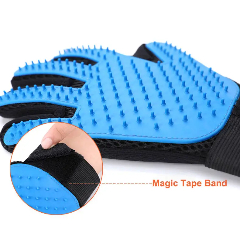 Dog Fur Remover Massage Pet Showering Glove Pet Hair Cleaning Glove Brush