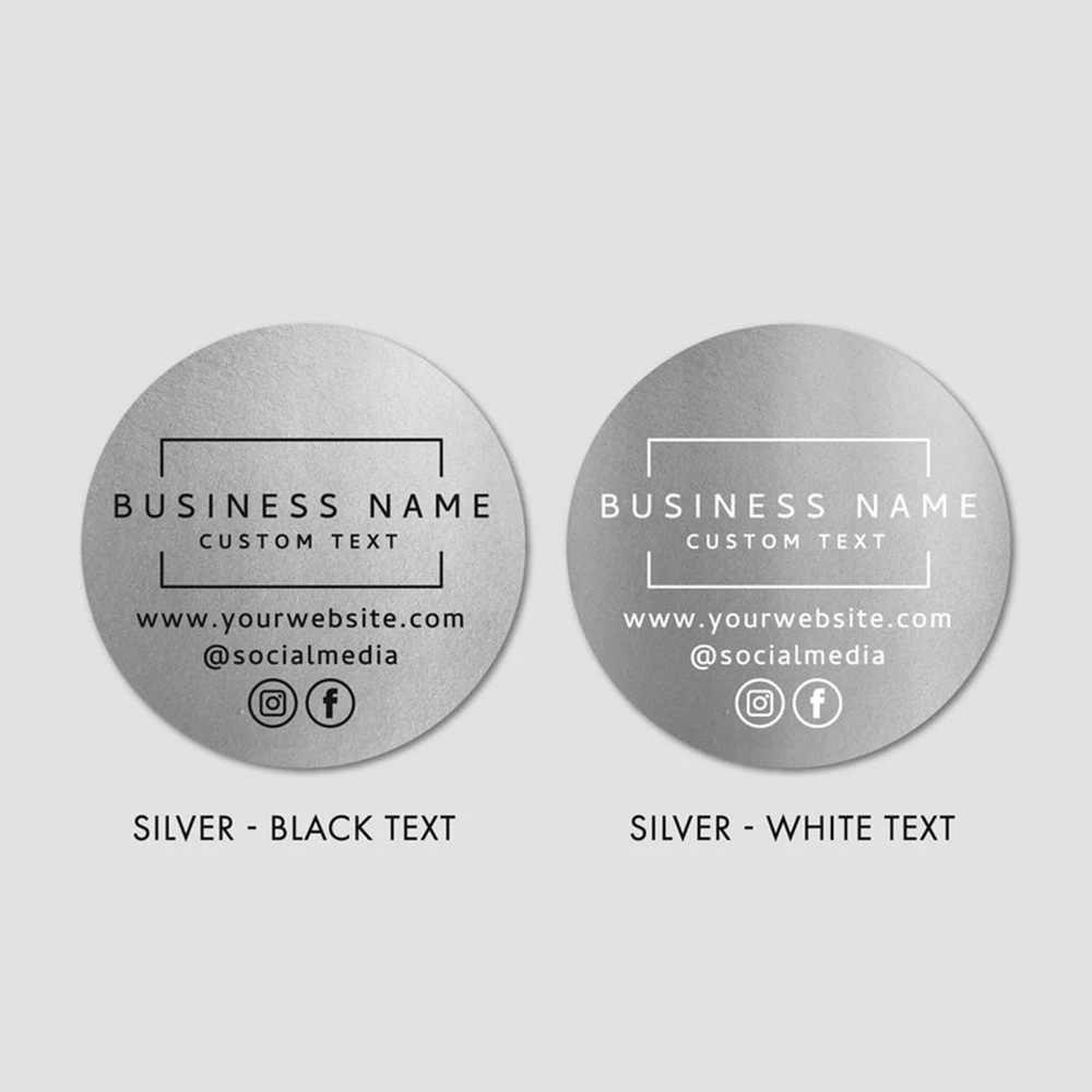 24pcs -40mm Custom Product Label Stickers Personalized Business Labels Logo Sticker Sheet Round Packaging Decals Circle Jar