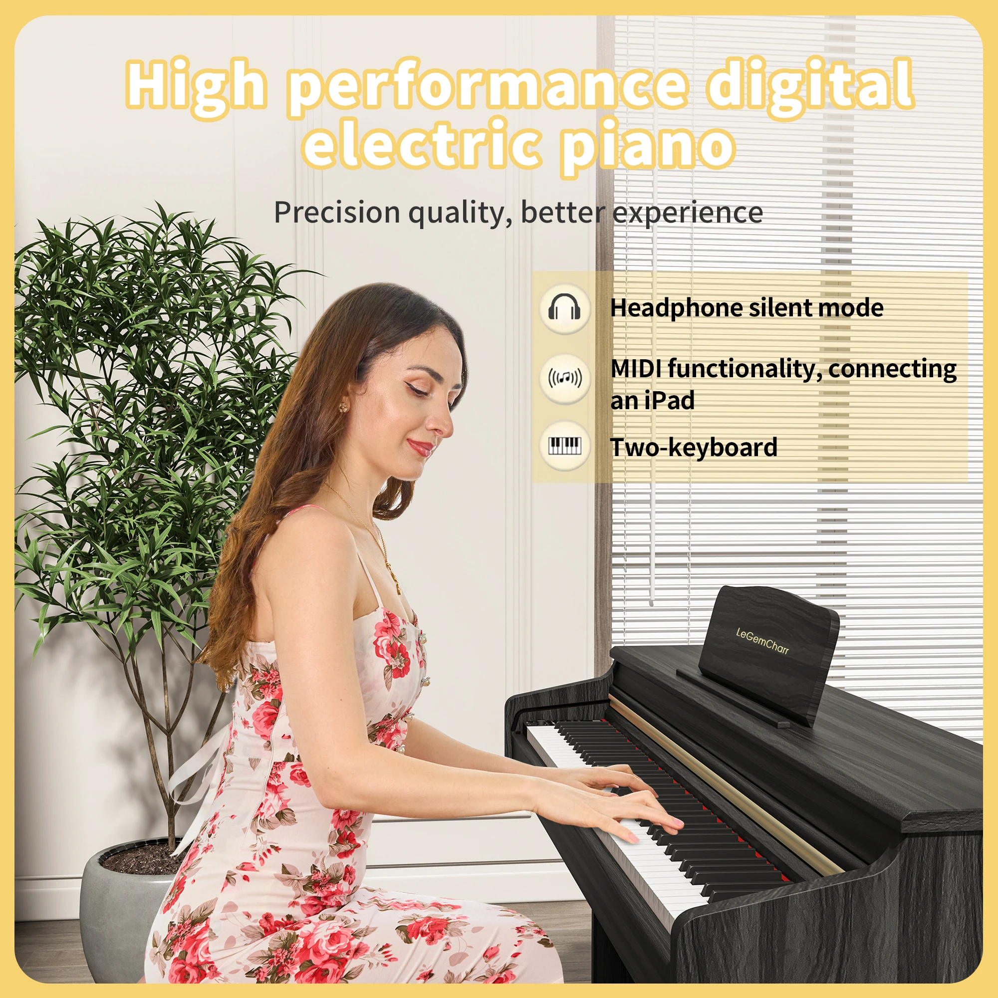 88-klawiszowy kontroler MIDI,  – Midi Keyboard Controller 88 Key recenzja i cena