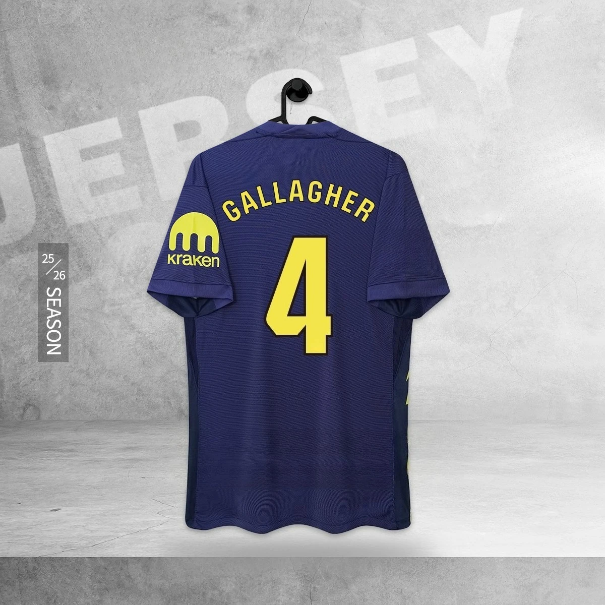 

25_26 Season Atletico Madrid Hot No.4 Jersey, Adult Youth Children's Leisure Sports Training Breathable Quick Drying T-shirt