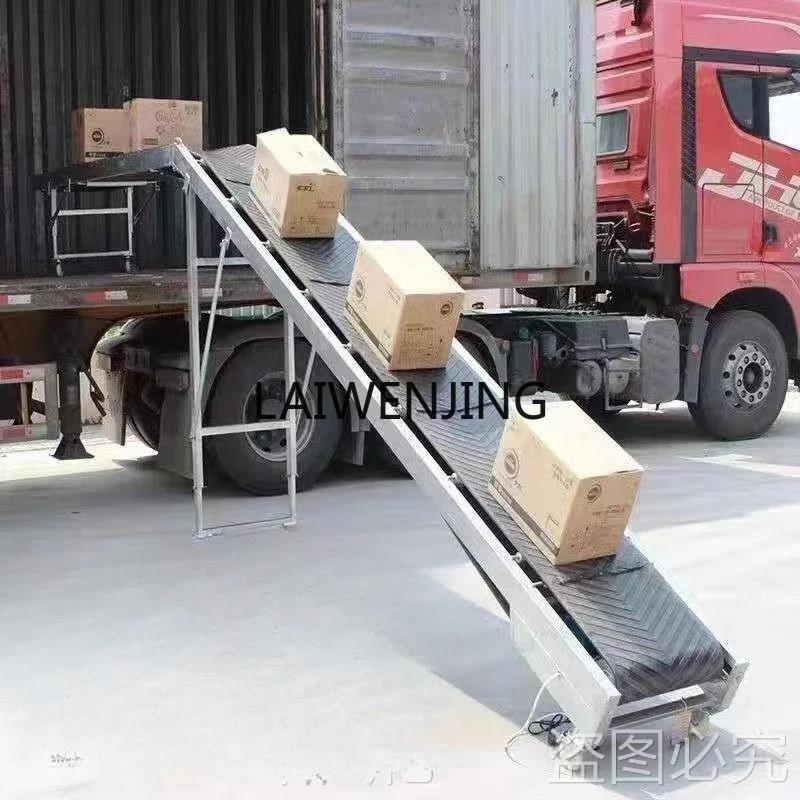 a-15 ladder conveyor belt Mobile conveyor belt Folding non-slip belt