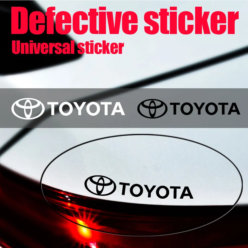 4 قطعة ملصقات شارة السيارة باب الجسم شعار الديكور ملصق مائي لتويوتا TRD كورولا يارس برادو بريوس RAV4 ميراي كامري لاند كروزر #2