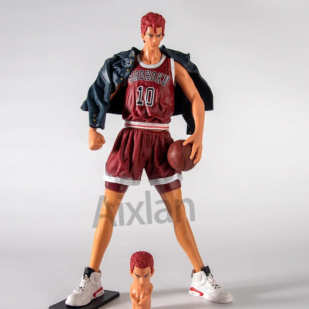 

Aixlan SLAM DUNK Figure Sakuragi Hanamichi 30cm Haruko Akagi PVC Action Figure Amine Thanksgiving Gift Collectible Figurine