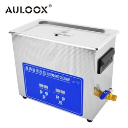 6.5L Portable Digital Ultrasonic Cleaner for Home Appliance Auto Parts Hardware Molds Electronics PCB Tool Rust Wax Dust Removal