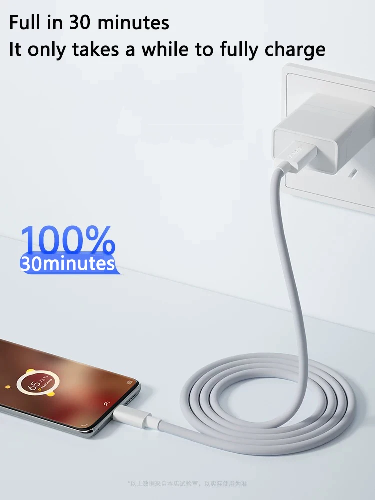 120W 80W 20V 6A Super Flash Charge Cable USB Type C Charger For VIVO iQOO 9 10 11 Pro Neo 6 SE T2 S15 X80 X Note 5G
