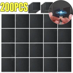 200/50Pcs Square Magnetic Discs Self-Adhesive Magnets Sticky Soft Magnetic Sheet 20X20X1/30X30X1mm for Refrigerator Office DIY