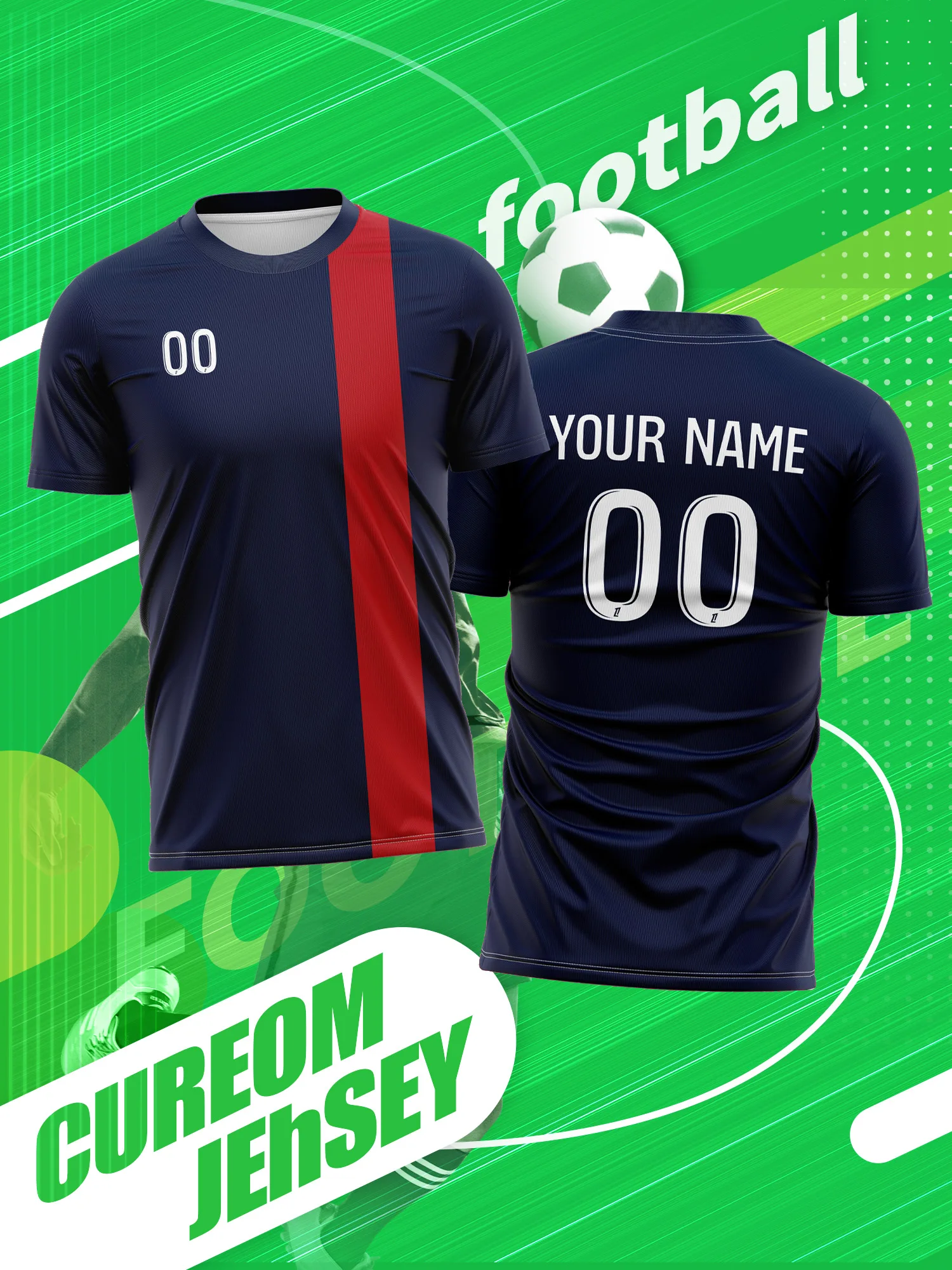 

Футболка для футбола с индивидуальным фото, именем и номером: модный тренд, стильная спортивная одежда