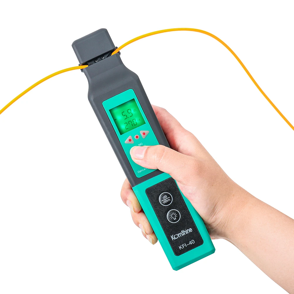 Handheld Optical Fiber Identifier 800nm-1700nm Optical Traffic Detectors SM MM FTTH Tester Fiber Equiment