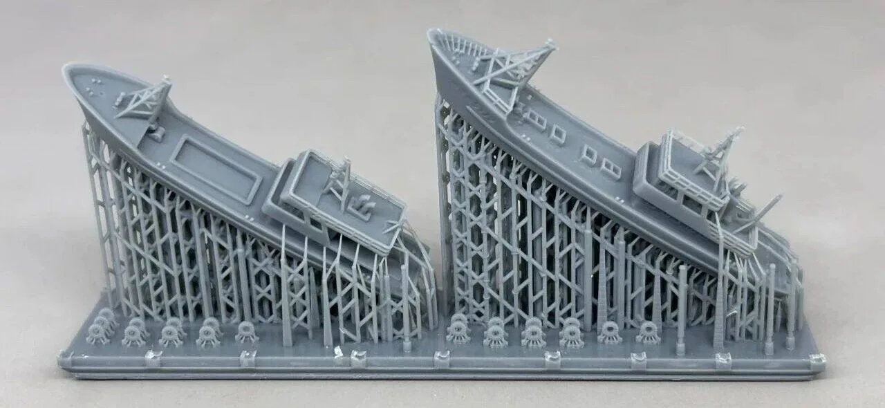 EV Model 1/700 Southern FuJian coastal Fishing Vessels 2PCS 3D Print