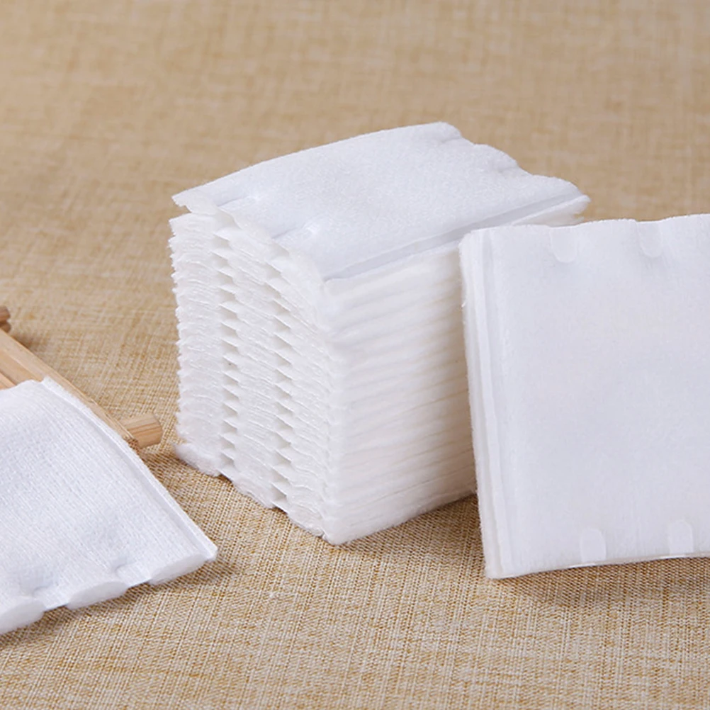 

222pcs Cotton Pads Soft Disposable Premium Makeup Remover Face Rounds Gauze Cleansing Skincare Daily Lightweight Portable