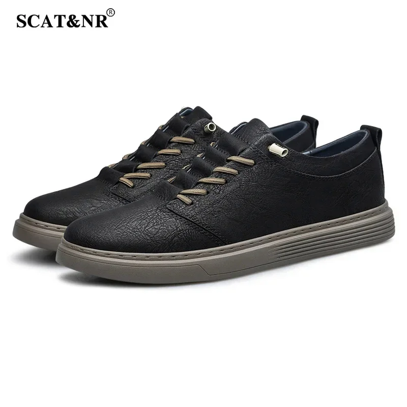 Designer Echt leder Freizeit schuhe schwarz Sport Oxford Schuhe Herren braun flach flach Business Kleid Schuhe Größe: 36-47 ayakkabı