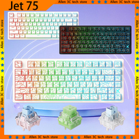 Original Mchose Jet75 Magnetic Switch Mechanical Keyboard Wired 8K 0.01-3.4mm Gasket RGB Custom Esports Gamer PC Gaming Keyboard
