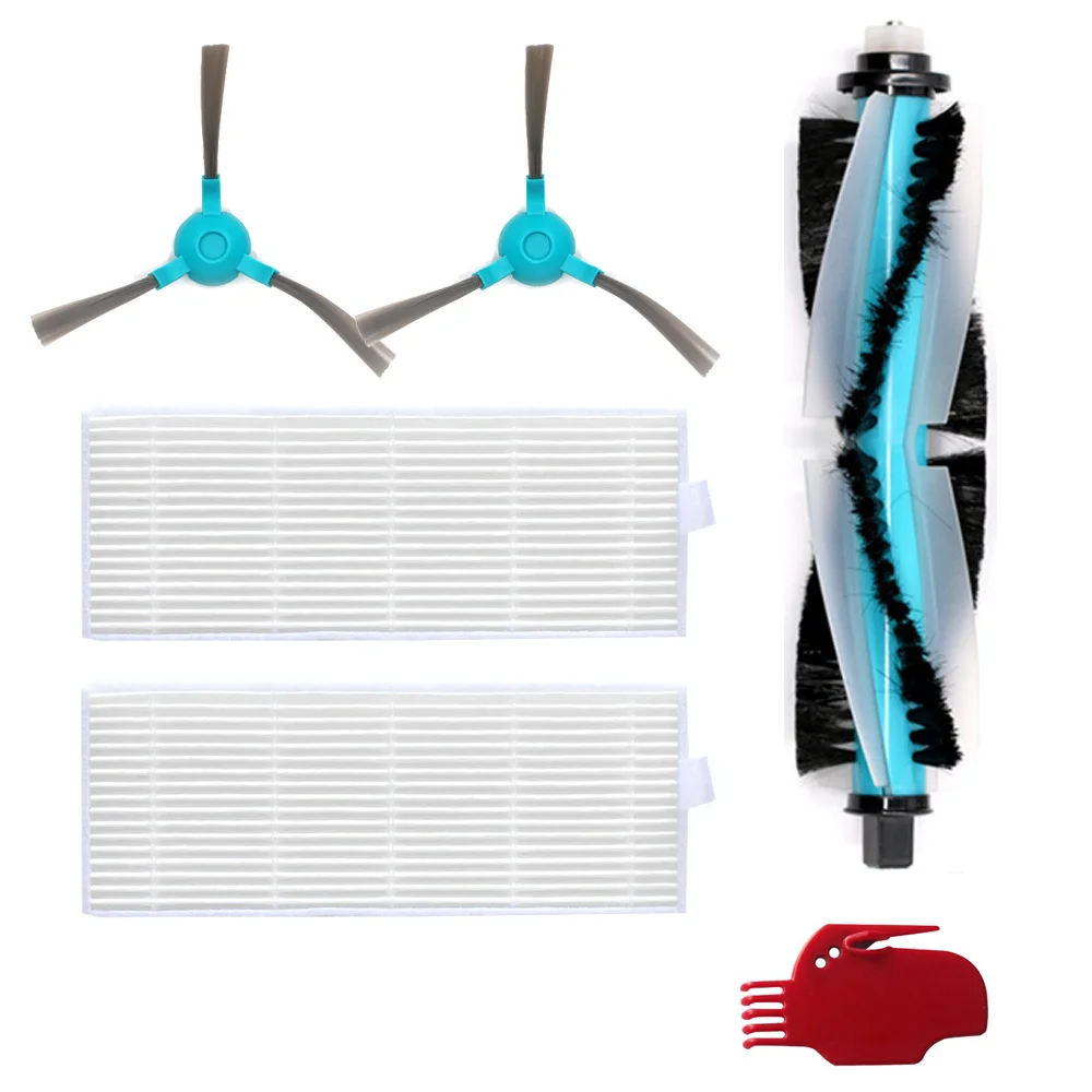 فرشاة رئيسية قابلة للغسل فلتر فرشاة جانبية لكونجا التميز 1290 1390 جهاز آلي لتنظيف الأتربة فرشاة تنظيف القماش الدوارة