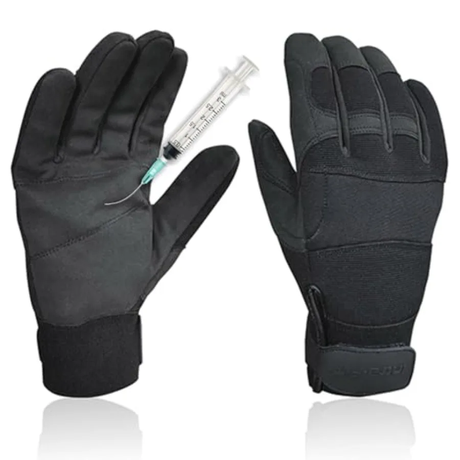 

Needle Puncture and n Proof Gloves, Level 3 Needlestick Resistant, A9 Cut Resistant Gloves