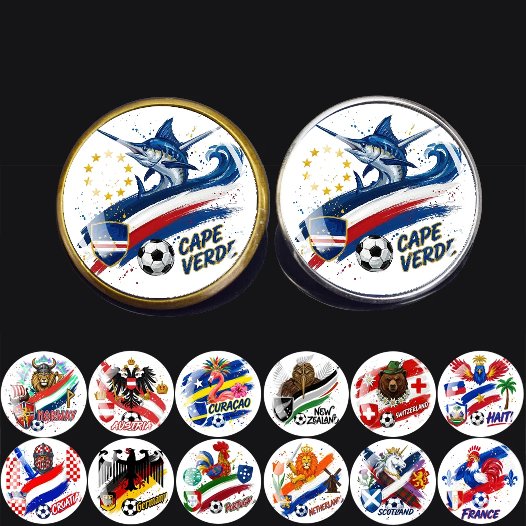 1PC Football Animal Themed Clothing Brooch,men's Art Fan Badge, Cheering for Matches,team Activities, and Daily Wear Decorations