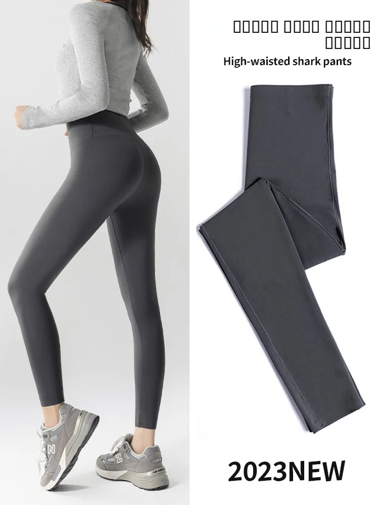 

High Waist Yoga Pants Women's ark Skin Tight Fit Bike Riding Bot No Line Barbi Sle Tummy Control Butt Lifting