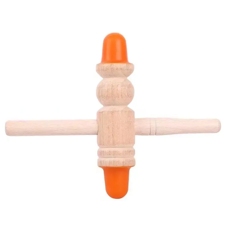 Cross Point Stick Wood Pressure Point Stick For Silicone Meridians Neck Shoulder Waist Back Sole