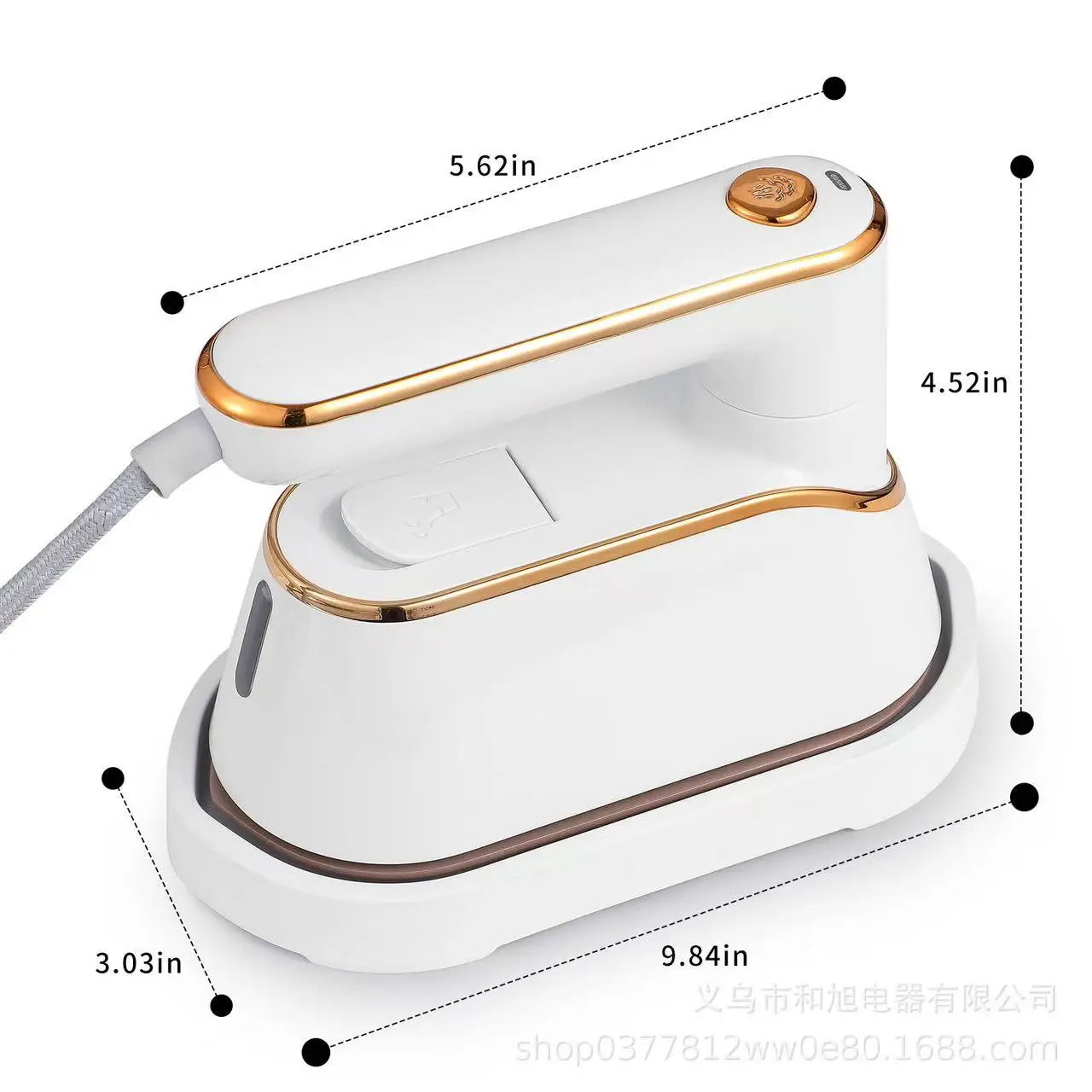 مكواة بخار محمولة كبيرة جدًا للمنزل والفنادق، كهربائية مستمرة عالية الطاقة مع ميزات السفر المنزلية