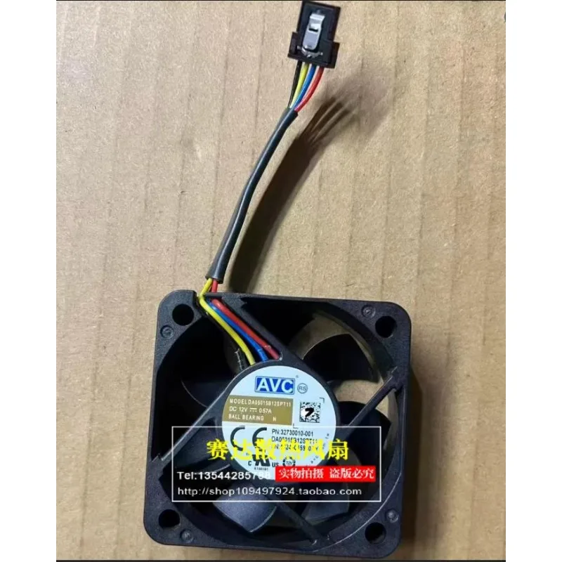 New Cooler Fan for AVC DA05015B12SPT11 5015 12V 0.57A 4 Wire PWM Frequency Conversion Cooling Fan 50 * 50 * 15MM