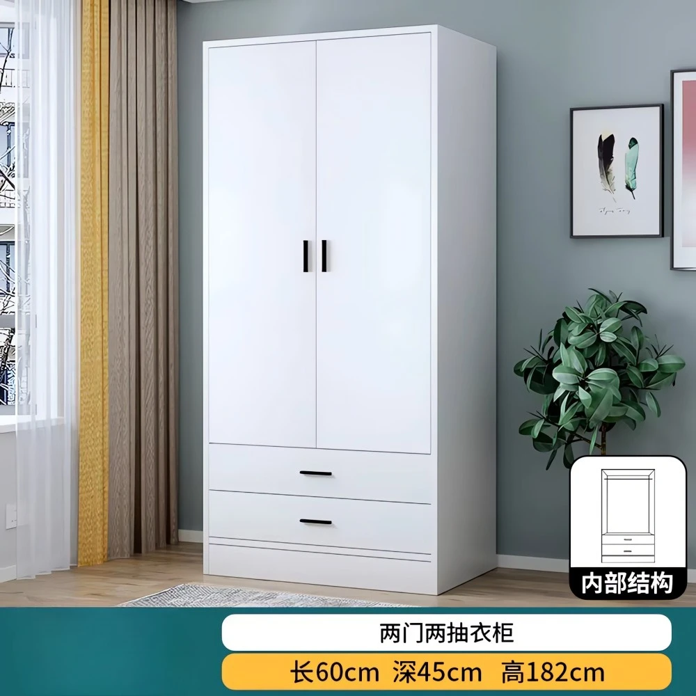 Wardrobe rental Strong and durable wood Easy assembly Home bedroom against the wall