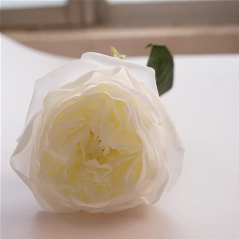 5 teil/los feuchtigkeit spendende Austin Rose künstliche Blumen echte Berührung Rosen Hochzeits dekor Latex Blume Braut strauß Home Party Blumen – Detail 6
