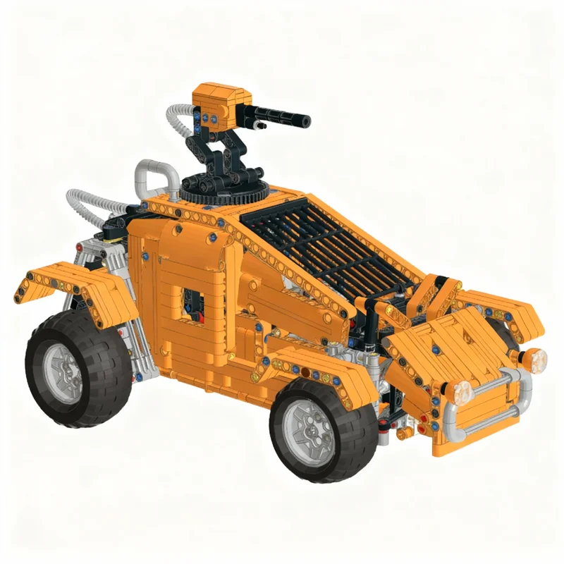 1375pcs MOC RC Factory Car Rotating Turret Technical Model toys Building blocks Construction Christmas gifts idea DIY Assemble