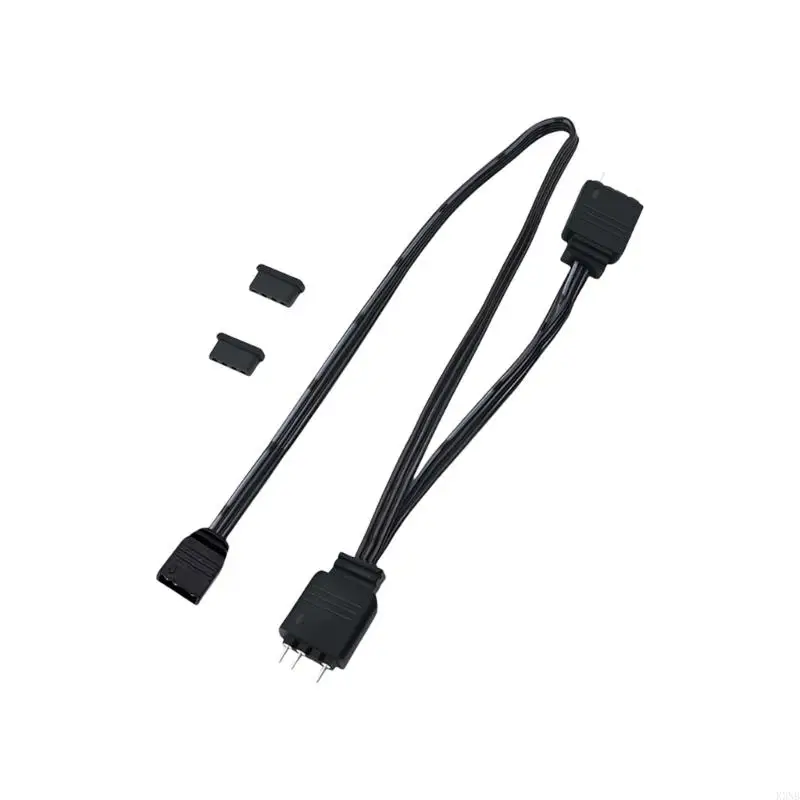 

K3NB 5V 3 PIN -контакт ARGB Удлинитель Кабель 5 В 1 до 2 мужского 3 -контактного адаптерного кабеля ARGB для компьютерной ARGB