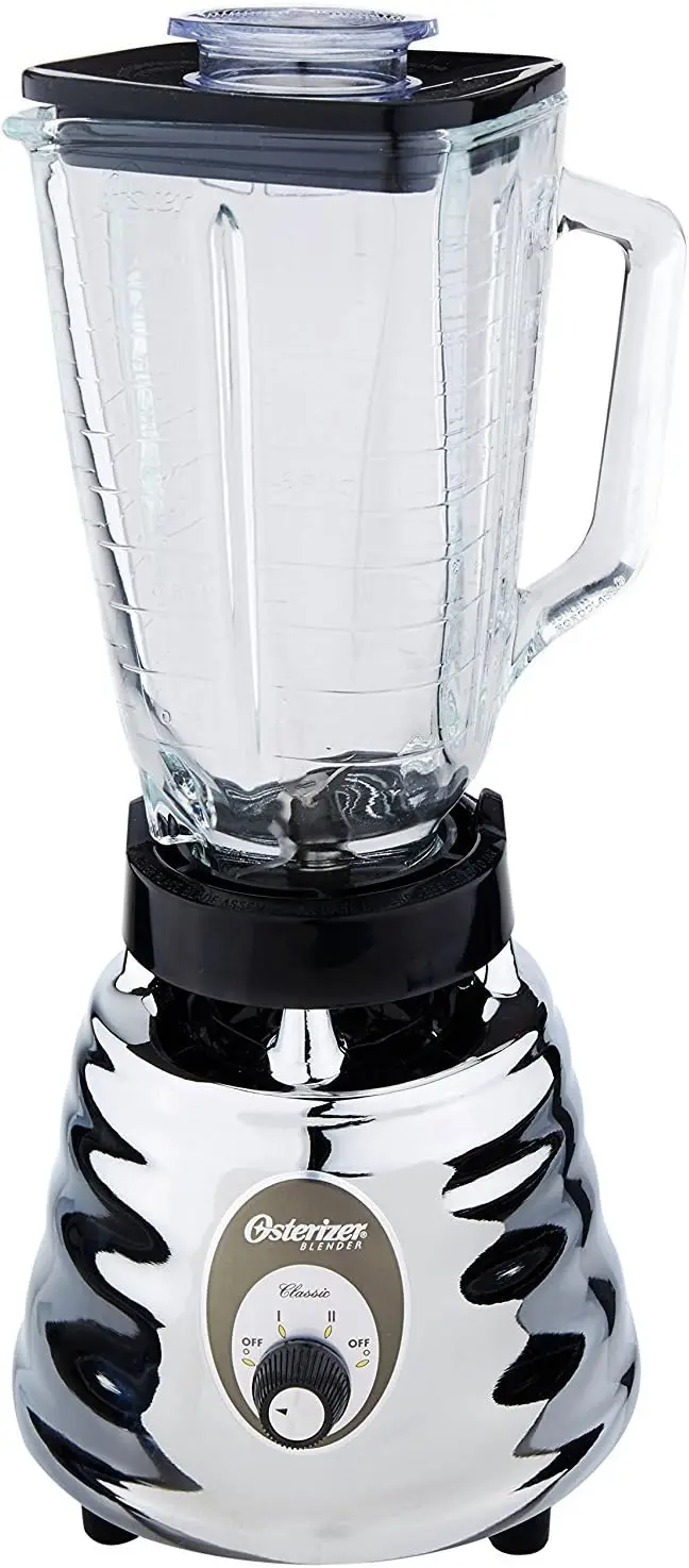 

Retro Chrome 500 Watt Beehive blender 2 speed with 5 cup glass jar