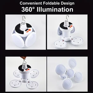 Kamptan gelen ışık, kanca ile güneş taşınabilir, uzaktan kumanda, katlanabilir lamba led futbol, şarj edilebilir masa lambası, çadır lambası acil durum için 6 Büyük satış, güneş enerjili kamp için fener - №6