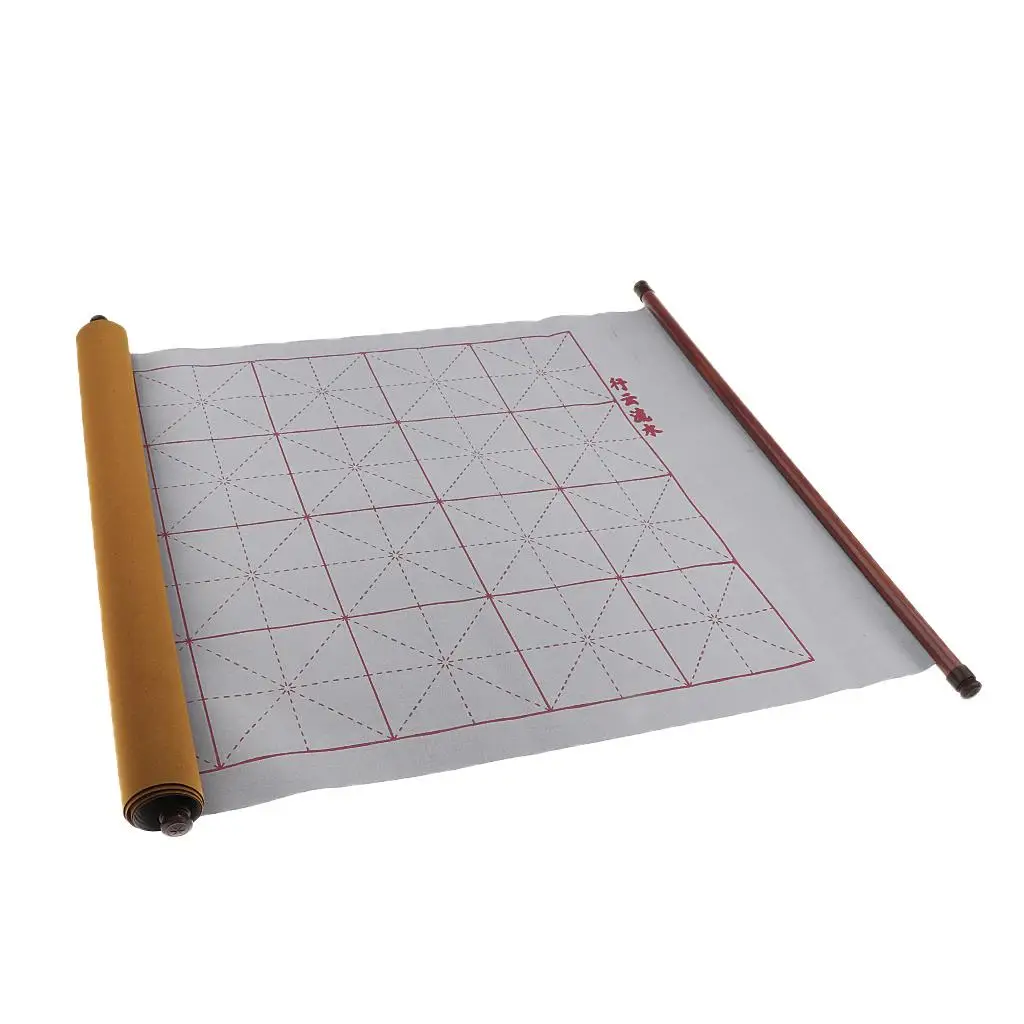 Calligraphy Practice Water Cloth Reusable Flannel Drawing Fabric Chinese Painting Sheet for Calligraphy Brushes Holder