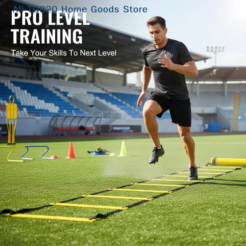 [تي جي 820] سلالم رشاقة بأشرطة - مراجعة Agility Ladder Speed وسعره