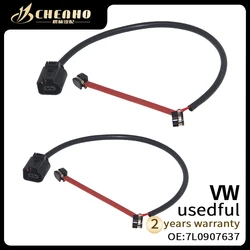 CHENHO 2Pcs Front Brake Pad Wear Sensor 7L0907637 7L0907637C for Audi Q7 for Porsche Cayenne for VW Car Auto Accessories