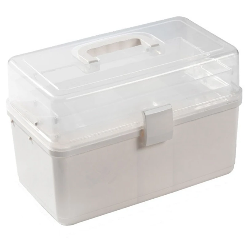 

ABJN-Portable First Aid Kit Multi-Functional Medicine Cabinet Family Emergency Kit Box Storage Organizer