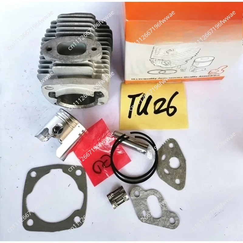 For TU26 CYLINDER KIT 33MM WITH GASKET BEARING FOR  KAAZ VS256 CG260 25.6CC 767 SPRAYER DUSTER ZYLINDER PISTON RING PIN