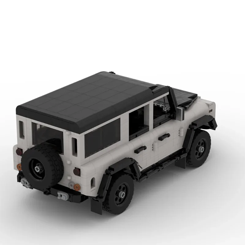 Champion Speed Car Moc อาคารอิฐรถรุ่น Defender สีขาวเทคโนโลยียานพาหนะ Modular Blocks Construstion ของเล่น DIY Assembly