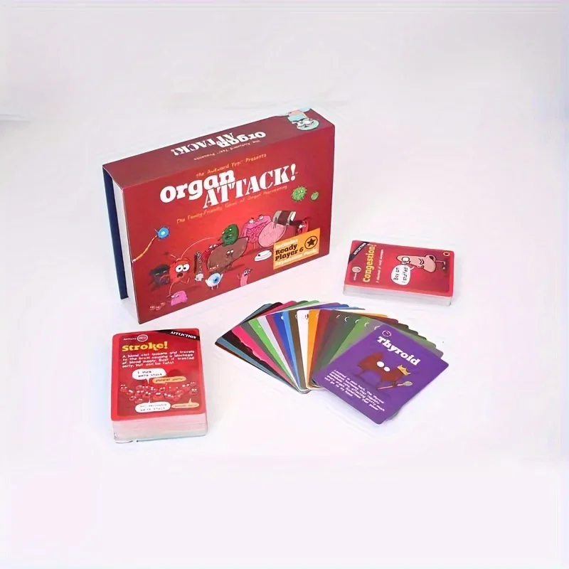 Organ Attack! Tabletop Card Game - Pop Bunny Board games