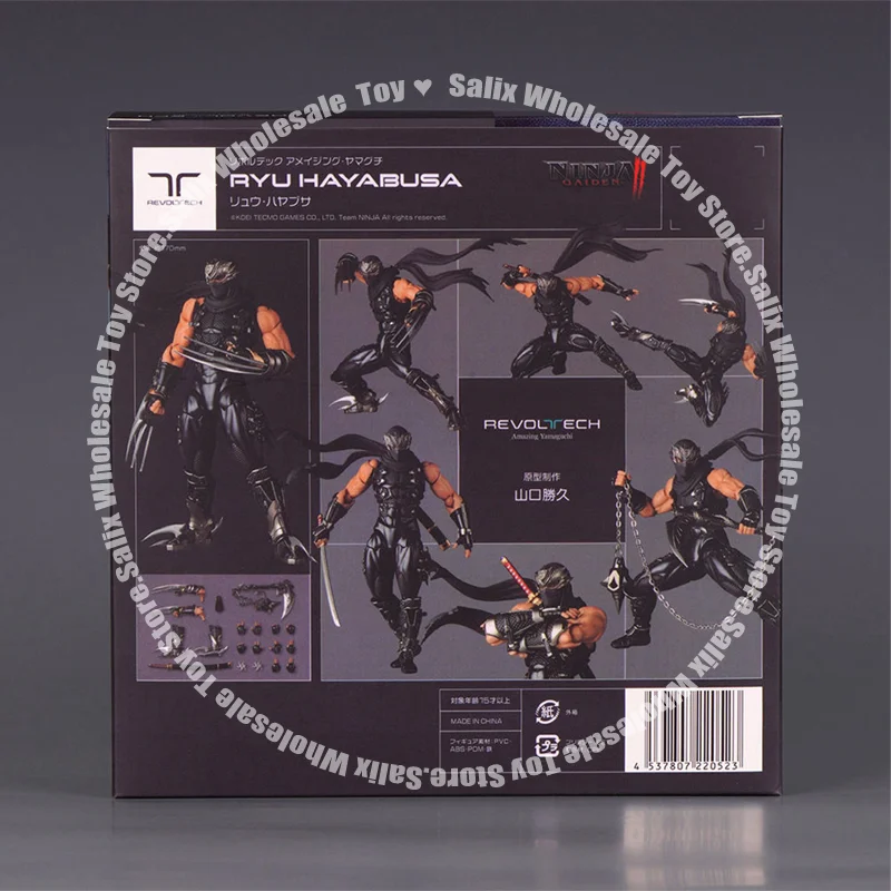 OK Factory Ryu Hayabusa Kaiyodo Revoltech مذهلة Yamaguchi Ninja Gaiden Ryu Hayabusa نماذج شخصيات الحركة Ko نموذج لعبة مخصصة #6