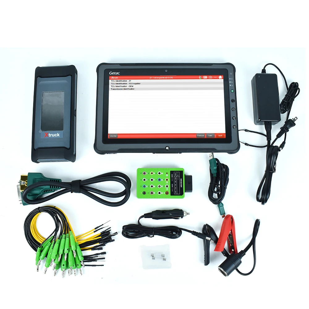 X-truck Transmission Retarder AMT ABS for ZF Voith EATON FAST Dong Feng Wabco chassis Inspection diagnostic tool+F110 tablet