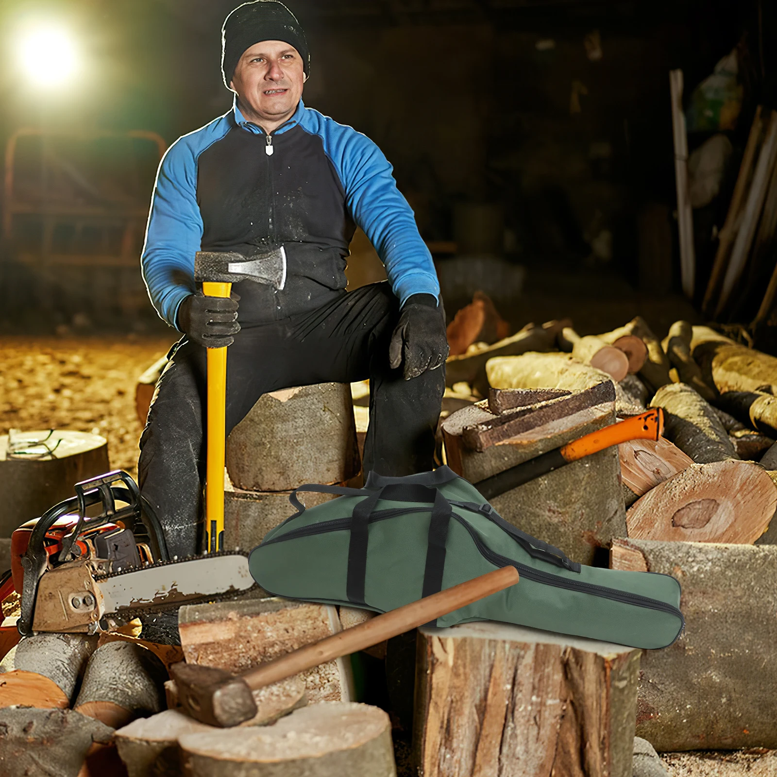 منشار كهربائي متعدد الوظائف قماش حمل للتخزين المحمولة المحمولة تصميم سعة كبيرة أداة المنظم حمل