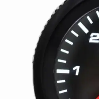 2 Inch 52mm For Diesel Tachometer Gauge 0-6000 RPM LED Display With Mounting Kit For Car Truck Automotive Meter