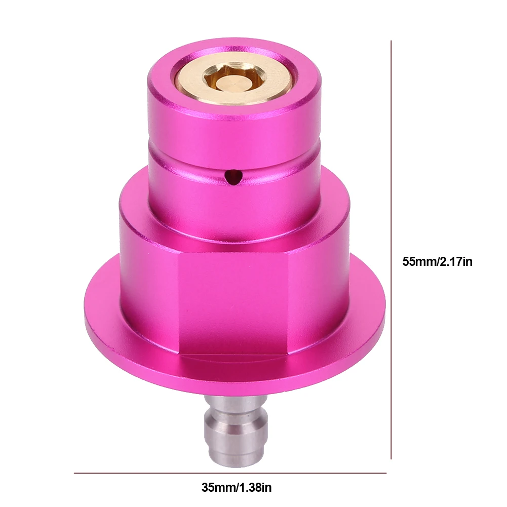 CO2 adaptor penghubung cepat CO2, konektor pemutus cepat CO2, penyegel baik Anti karat untuk pembuat Soda DUO