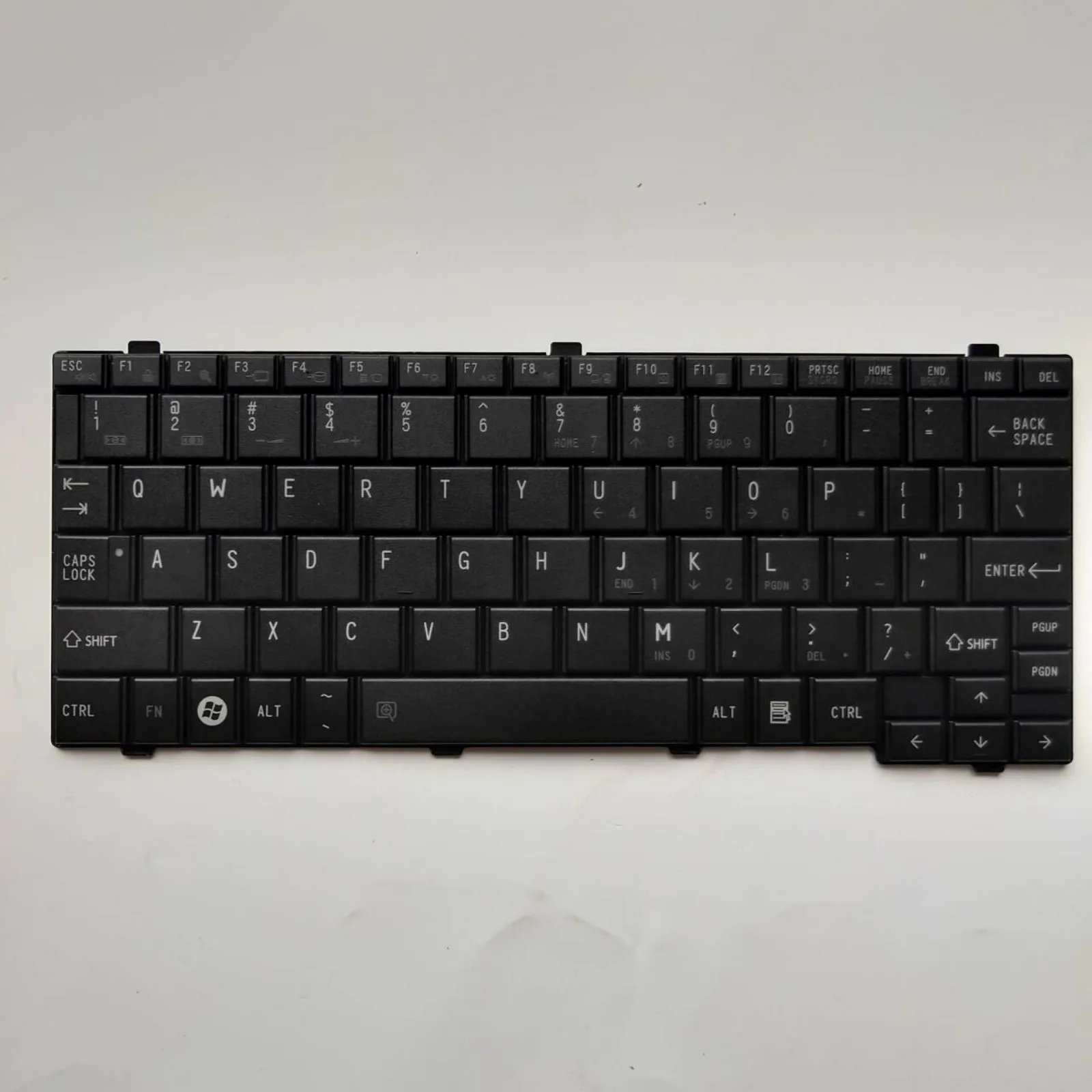 Teclado de ordenador portátil con diseño estadounidense para Toshiba Mini NB200 NB205 NB250 NB255
