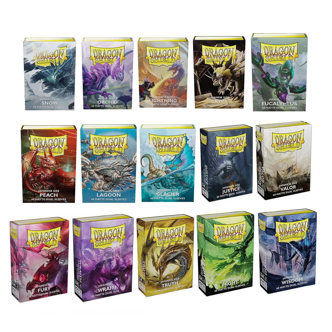 Dragon Shield 60PCS/box YGO Game Cards Sleeves Playing for Japanese Yu-Gi-Oh Small Sized MINI Board Game Cards Protector Cover