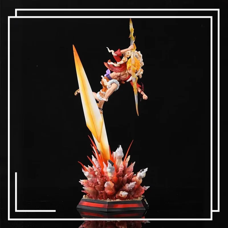 Bandai One Piece GK Gear Fifth Nika Luffy Glow estatua 5. ° forma Anime figura de acción modelo regalo coleccionable