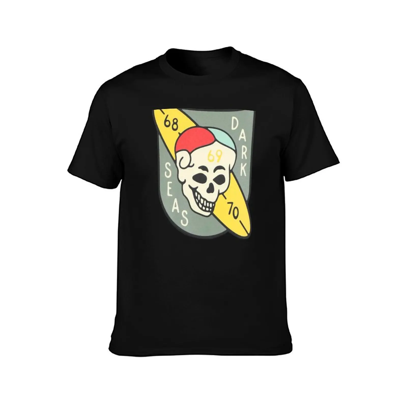 Dark-SEAS-Commando- T-Shirt Plus Size Workout Short Sleeve Top T-Shirt